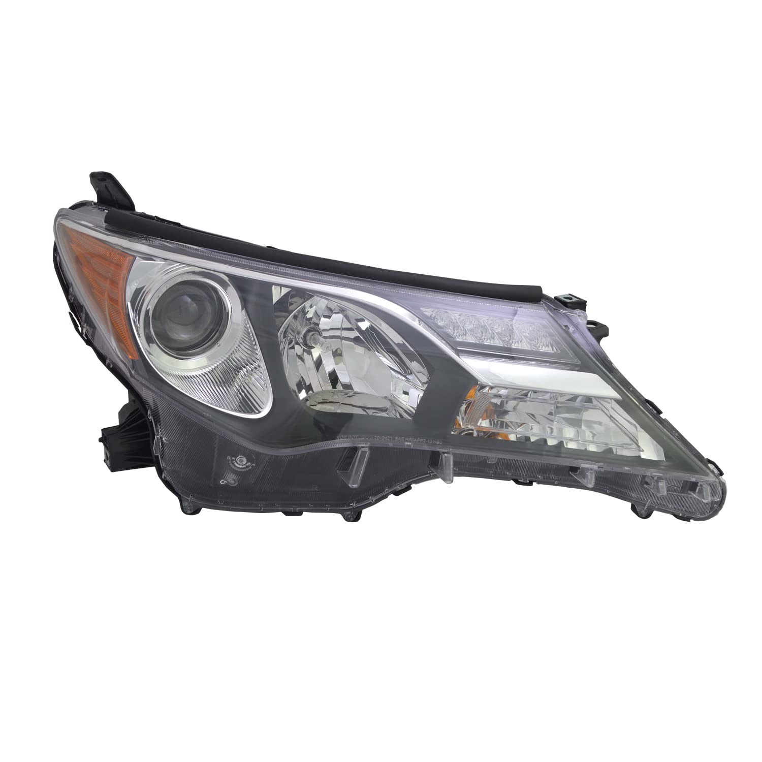 Right TYC Headlight Assembly Compatible with 2013-2015 Toyota Rav4