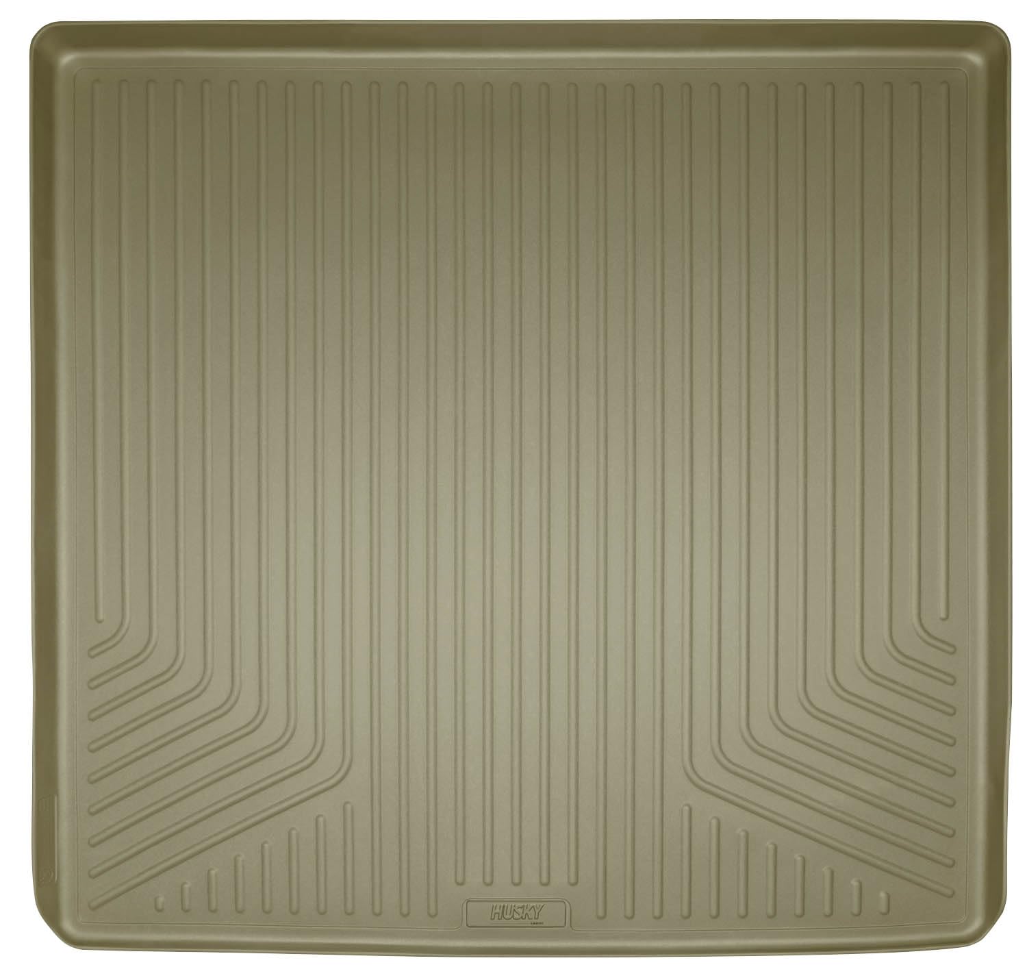 Husky Liners Cargo Liner Weatherbeater | Fits 2015-2020 Cadillac Escalade/Chevrolet Tahoe/GMC Yukon Behind 2nd Seat | 1-pc Tan - 28213