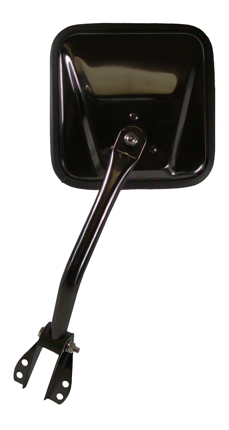 Jeep CJ CIPA 44650 Manual Replacement Driver Side Mirror, Black OE Style