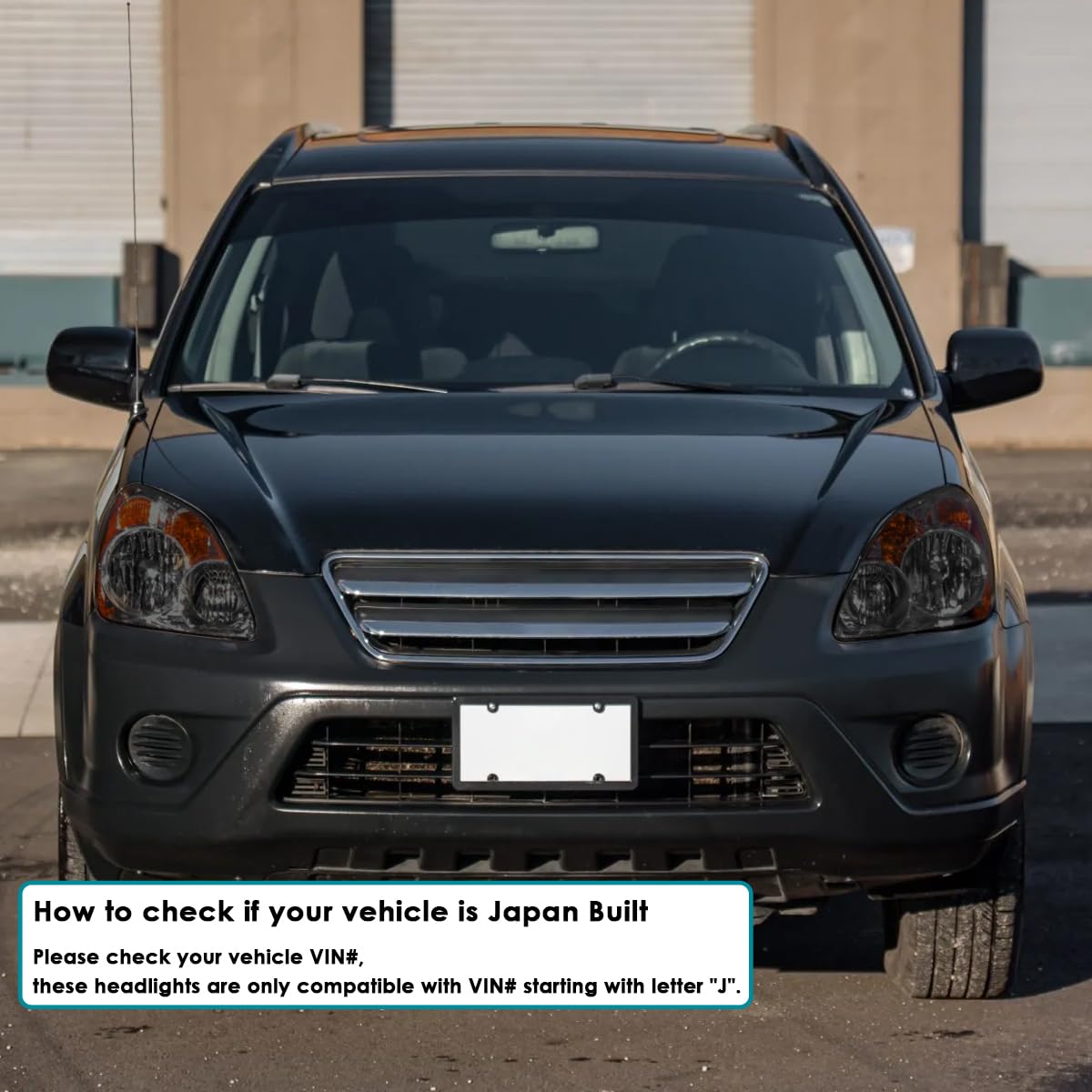 Smoke Headlights SPEC-D TUNING Compatible with 2005-2006 Honda CR-V models made in Japan only