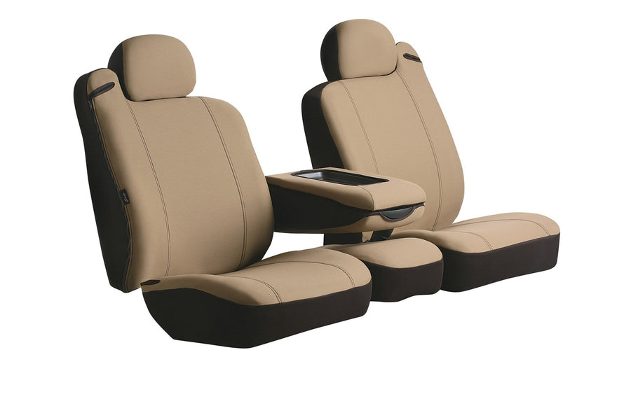 Fia Custom Fit SP89-8 TAUPE Front Seat Cover Bucket Seats - Poly-Cotton, (Taupe)