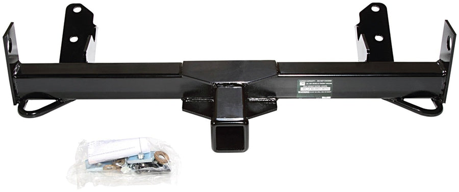 65003 Reese Front Mount Receiver with 2" Square Receiver opening, black