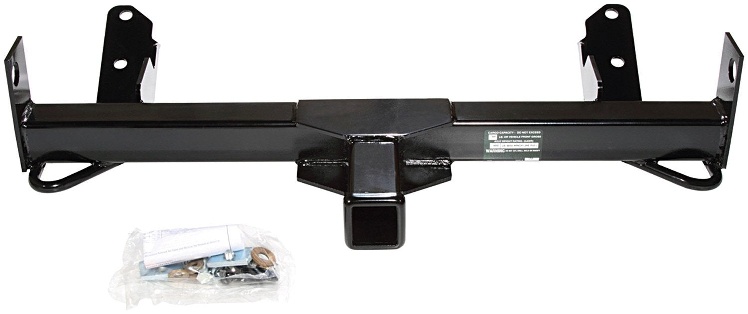 65003 Reese Front Mount Receiver with 2" Square Receiver opening, black
