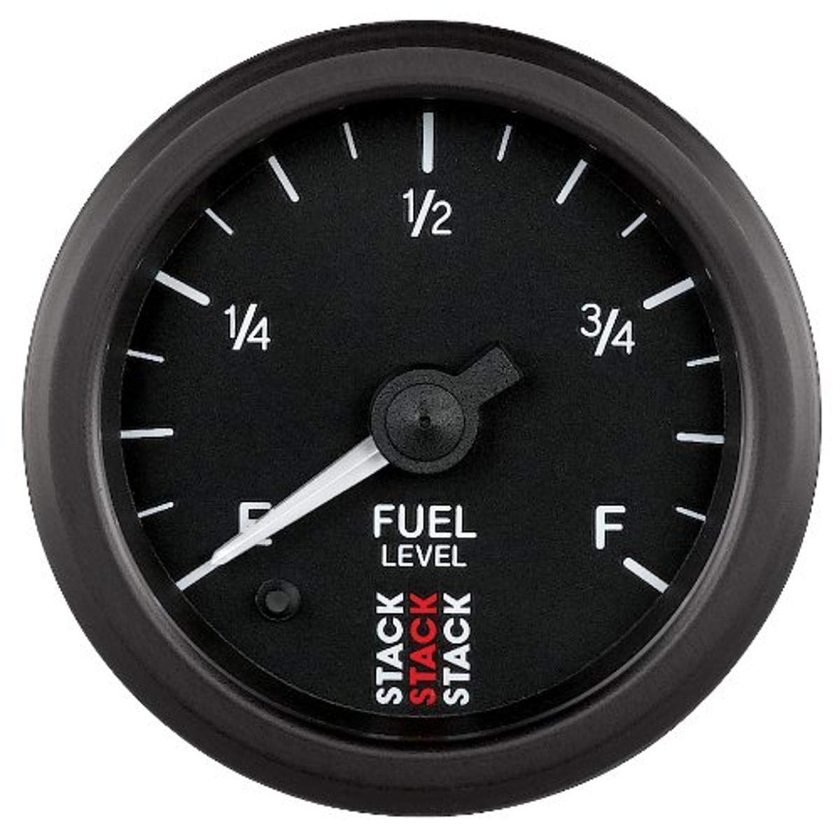 Autometer 52mm Stack Instruments 0-280 Ohm Programmable Pro Stepper Motor Fuel Level Gauge - Black