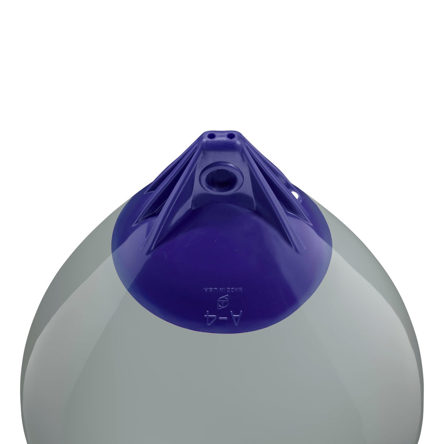 A-4 Standard Blue Ropehold Polyform Buoy - Grey