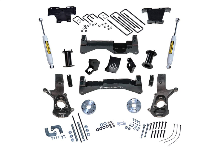 SUPERLIFT SUSPENSION RealTruck 8" Lift Kit for Silverado/Sierra | Complete Lift Kit with Front Strut Spacers & Rear Shadow Series Shocks | K898 | Fits 2007-2016 Chevrolet Silverado/GMC Sierra 1500