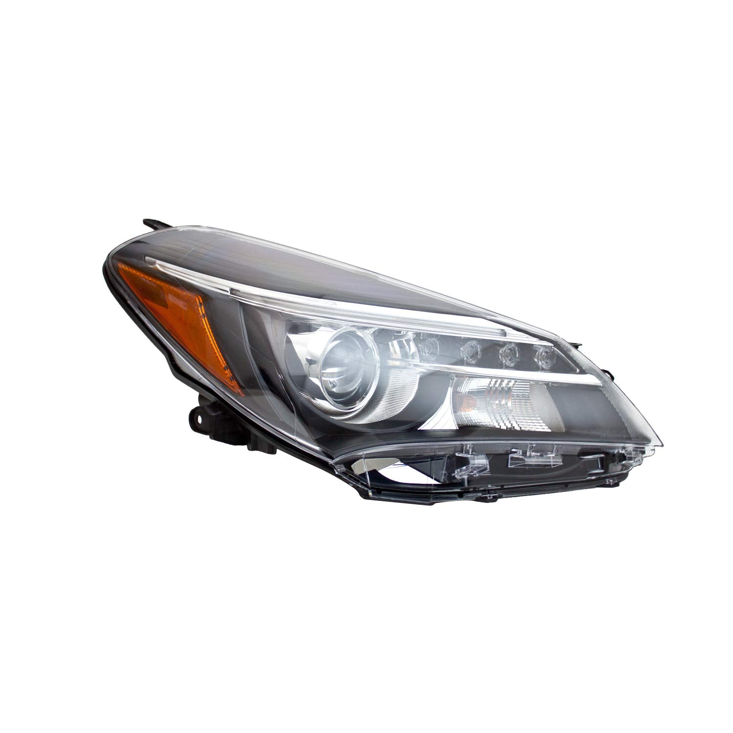 Right TYC Headlight Assembly Compatible with 2015-2017 Toyota Yaris