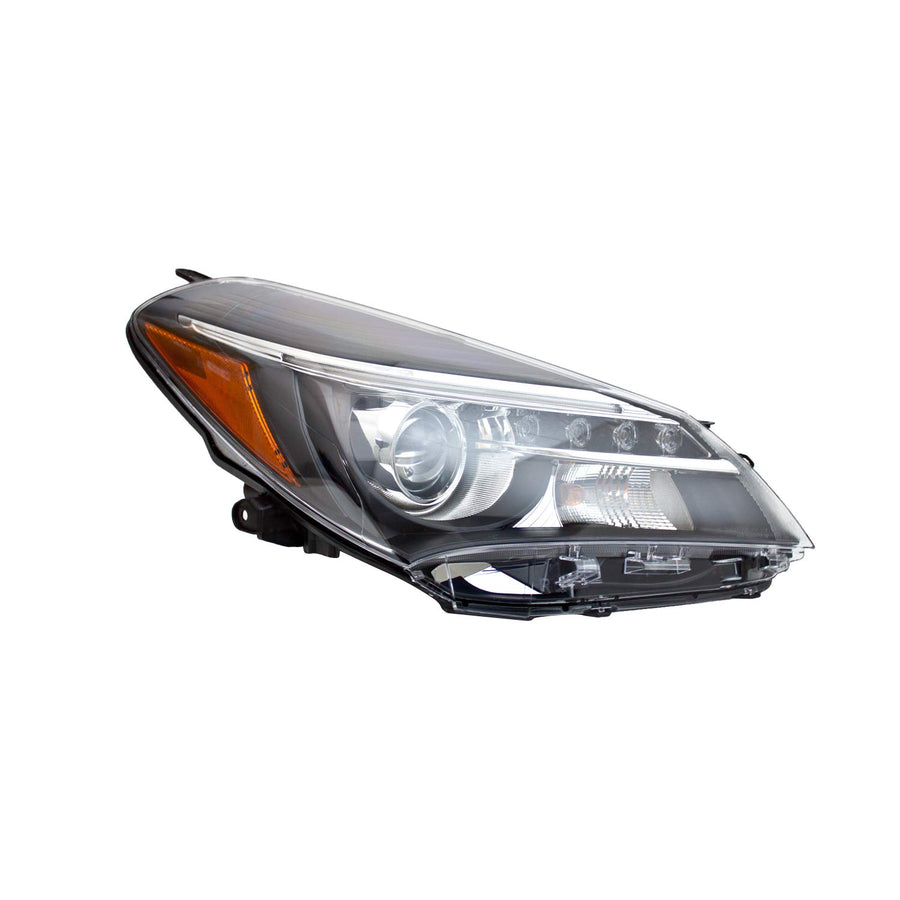Right TYC Headlight Assembly Compatible with 2015-2017 Toyota Yaris