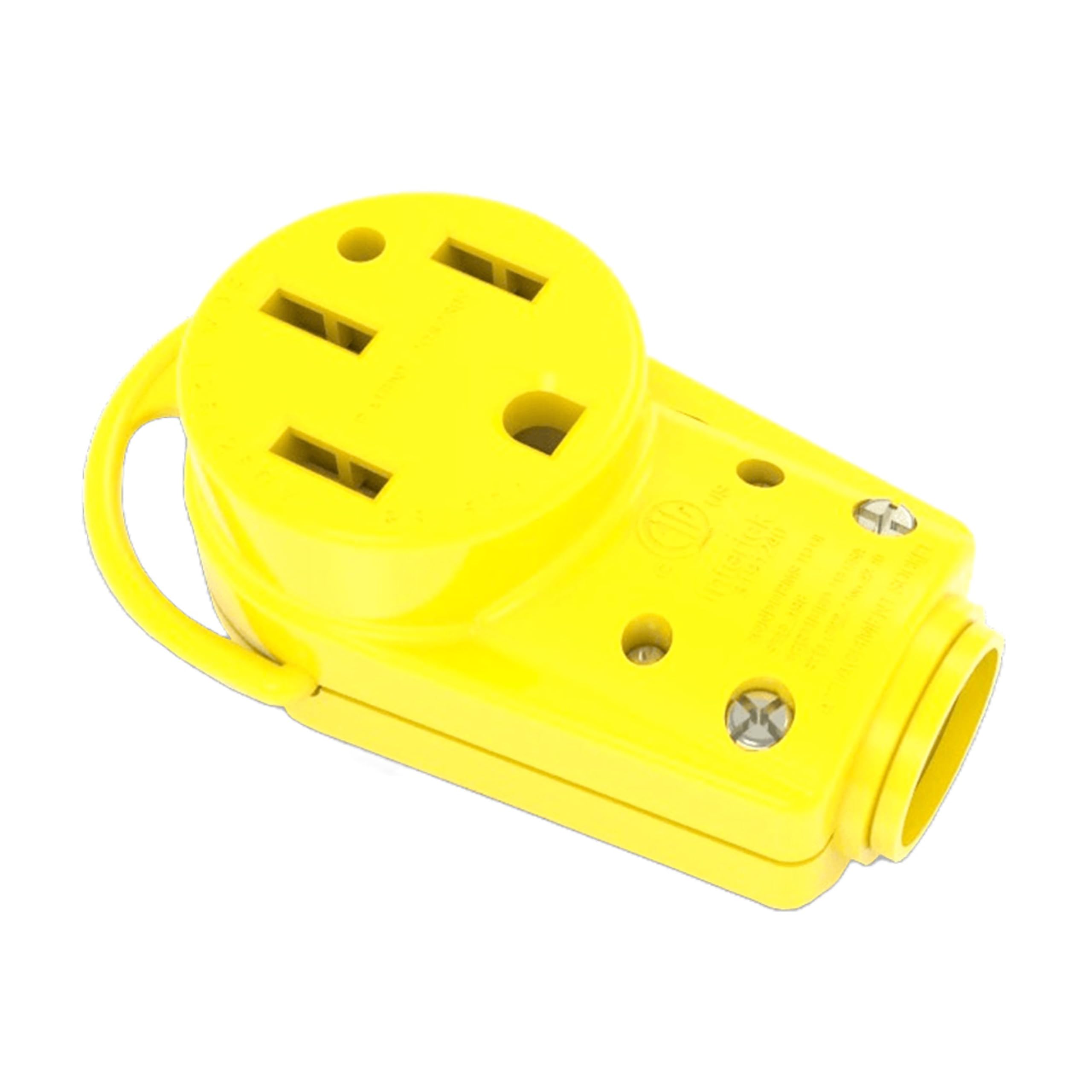 Connector 50A (125/250V) Cord Terminal - Yellow