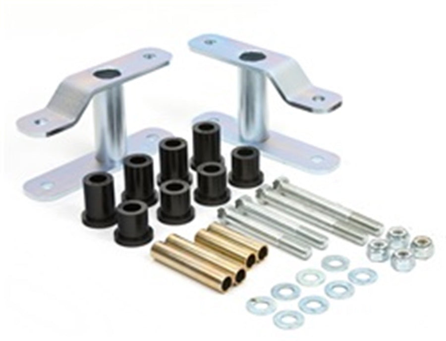 Daystar 1.5" Rear Block KN09107BK Greasable Shackle Kit - Pair