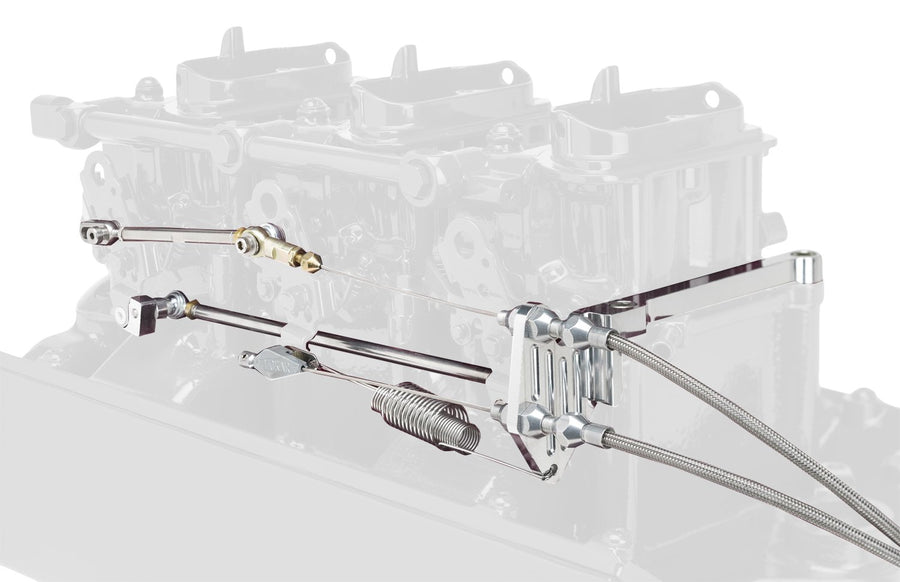 Throttle/Kickdown Bracket Kit Lokar TCB-BG440 for Barry Grant 6 Shooter