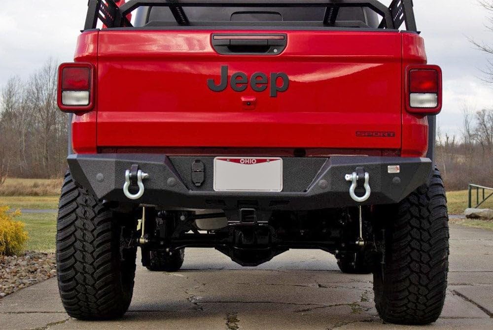 Fishbone FB22149 Offroad - Mako Mid Width Black Powder Coat Rear HD Bumper