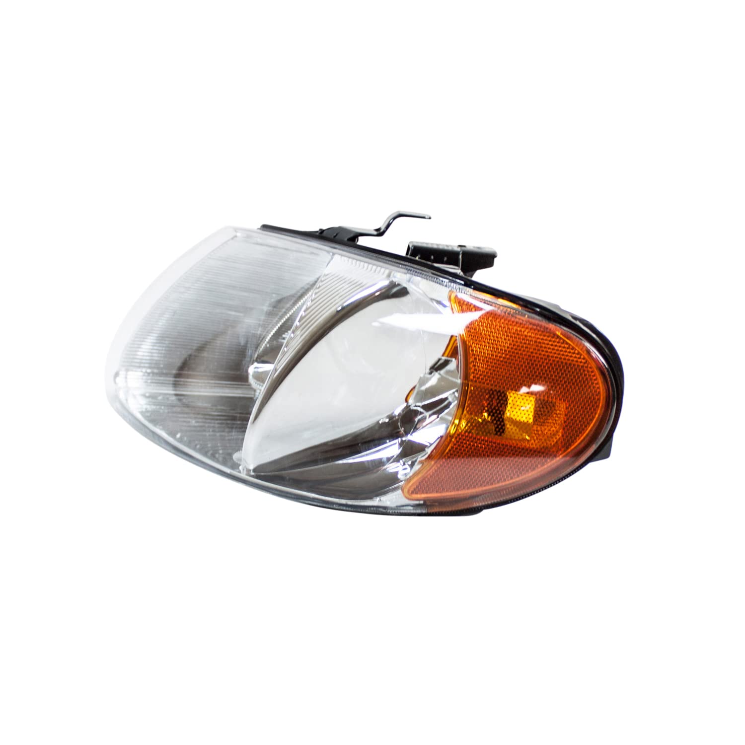 Left TYC Headlight Assembly Compatible with 2001-2007 Dodge Caravan/Grand Caravan