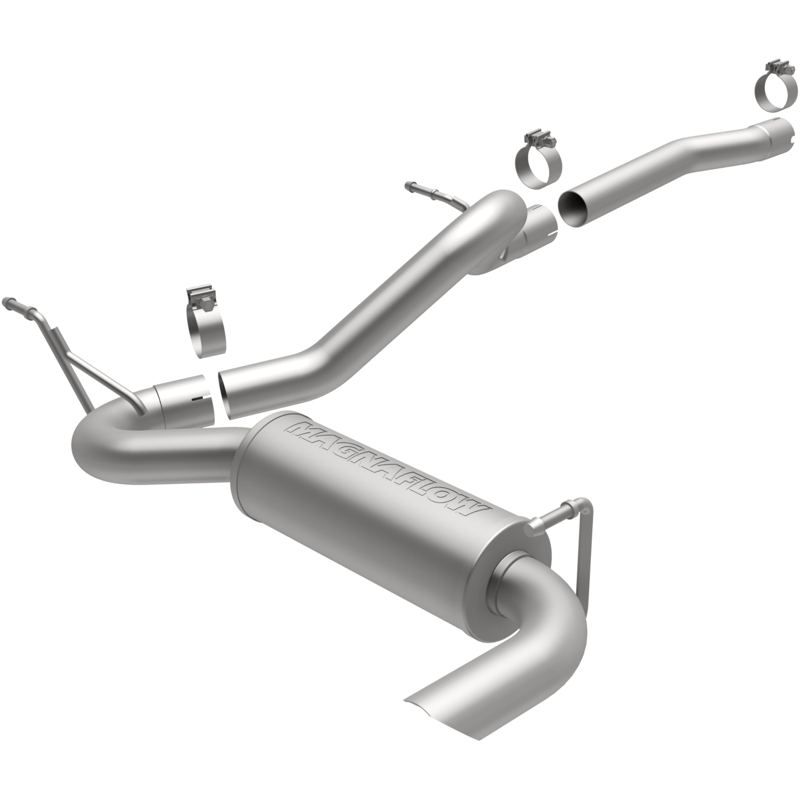 2012-2018 Jeep Wrangler JK MagnaFlow Competition Series Cat-Back Performance Exhaust System, V6 3.6L