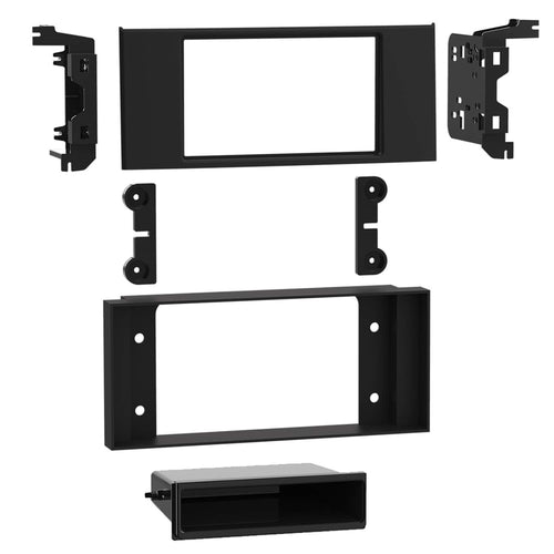 Metra 18-99-9402B Radio Dash Kit Single/Double DIN Compatible with Select 2003-2012 SUVs