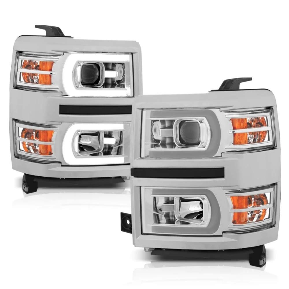 111413 Anzo, Usa Projector Headlamps Fits Chevrolet Silverado 1500