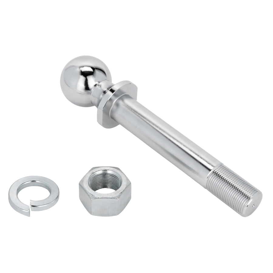 Eaz-Lift Camco ReCurve R6 Chrome Hitch Ball | Features a 2-5/16-Inch Diameter Ball, 7 ½-Inch Shank, 15,000 lb. Tow Rating | for RV or Trailer Towing (48760)