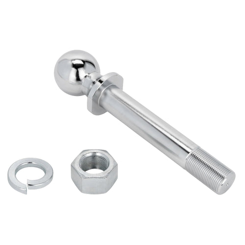 Eaz-Lift Camco ReCurve R6 Chrome Hitch Ball | Features a 2-5/16-Inch Diameter Ball, 7 ½-Inch Shank, 15,000 lb. Tow Rating | for RV or Trailer Towing (48760)