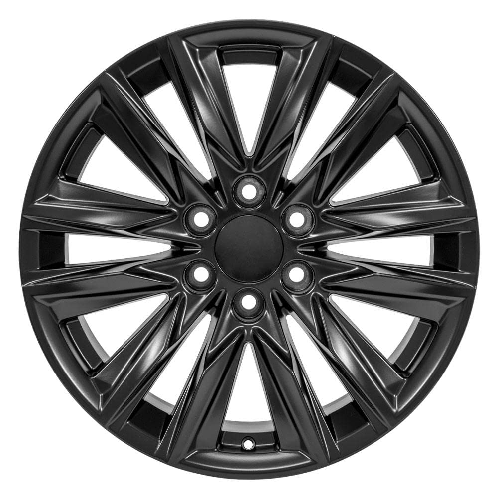 20 Inch OE Wheels CA91 Rim Fits Escalade Sport Style 6x139.7 20x9 Satin Black - Hollander 4869 (1)