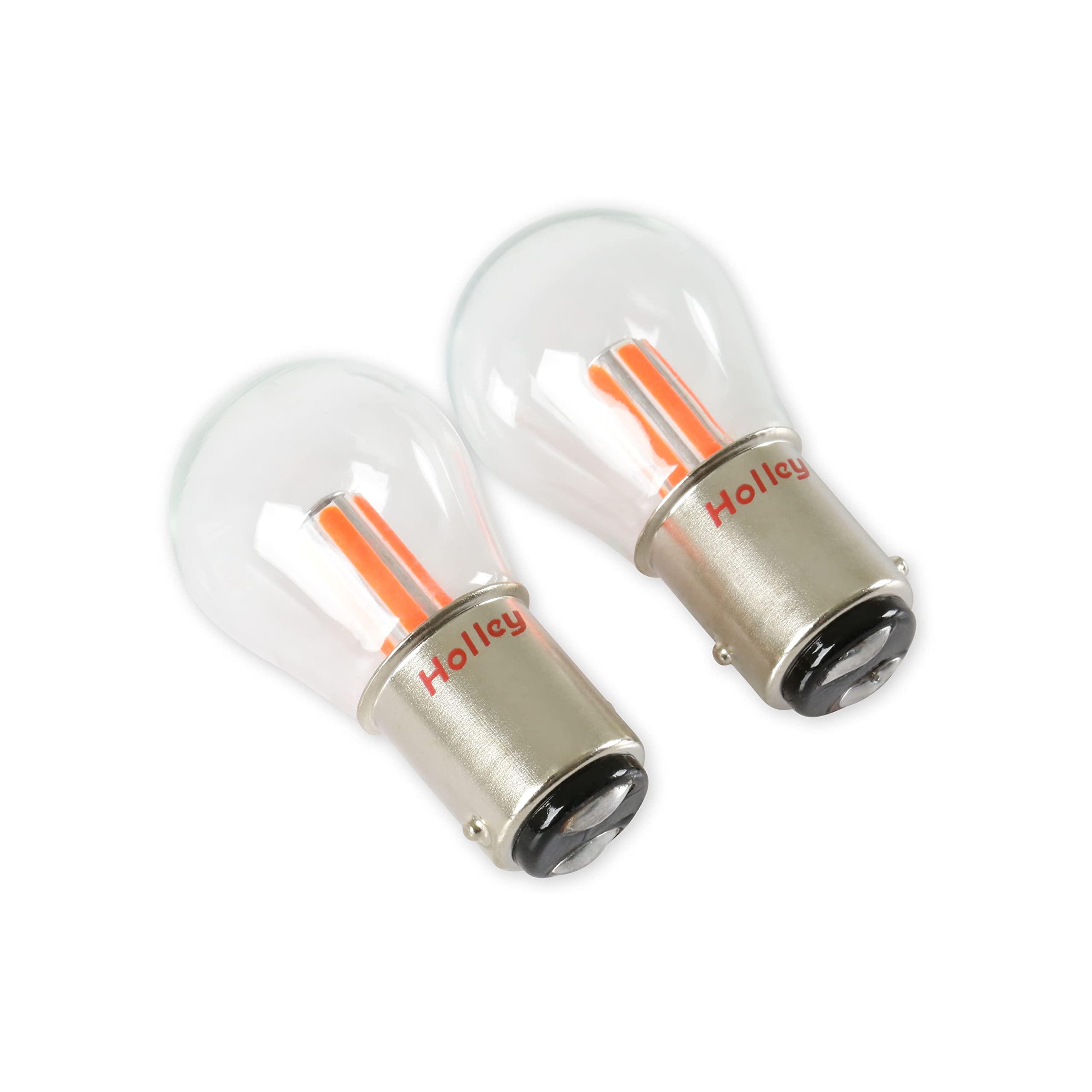 Holley HLED30 RetroBright LED Bulbs - Turn Signal 1157 - Red - Pair