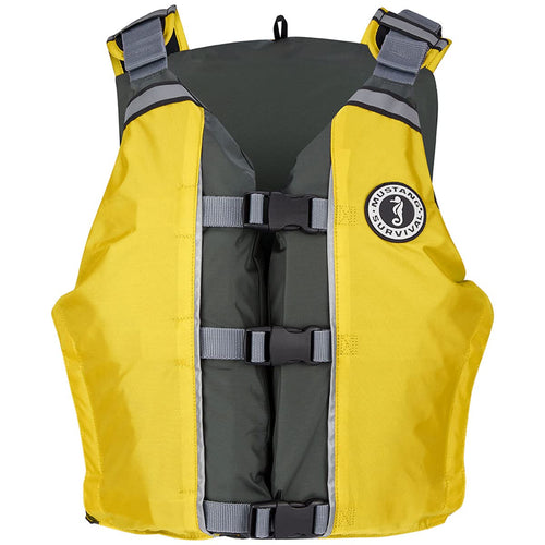 APF Foam PFD Mustang Survival (Gaia Foam) (Yellow-Gray)
