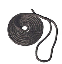 3/8" X 15' Premium Double Braid Dock Line T-H Marine Black