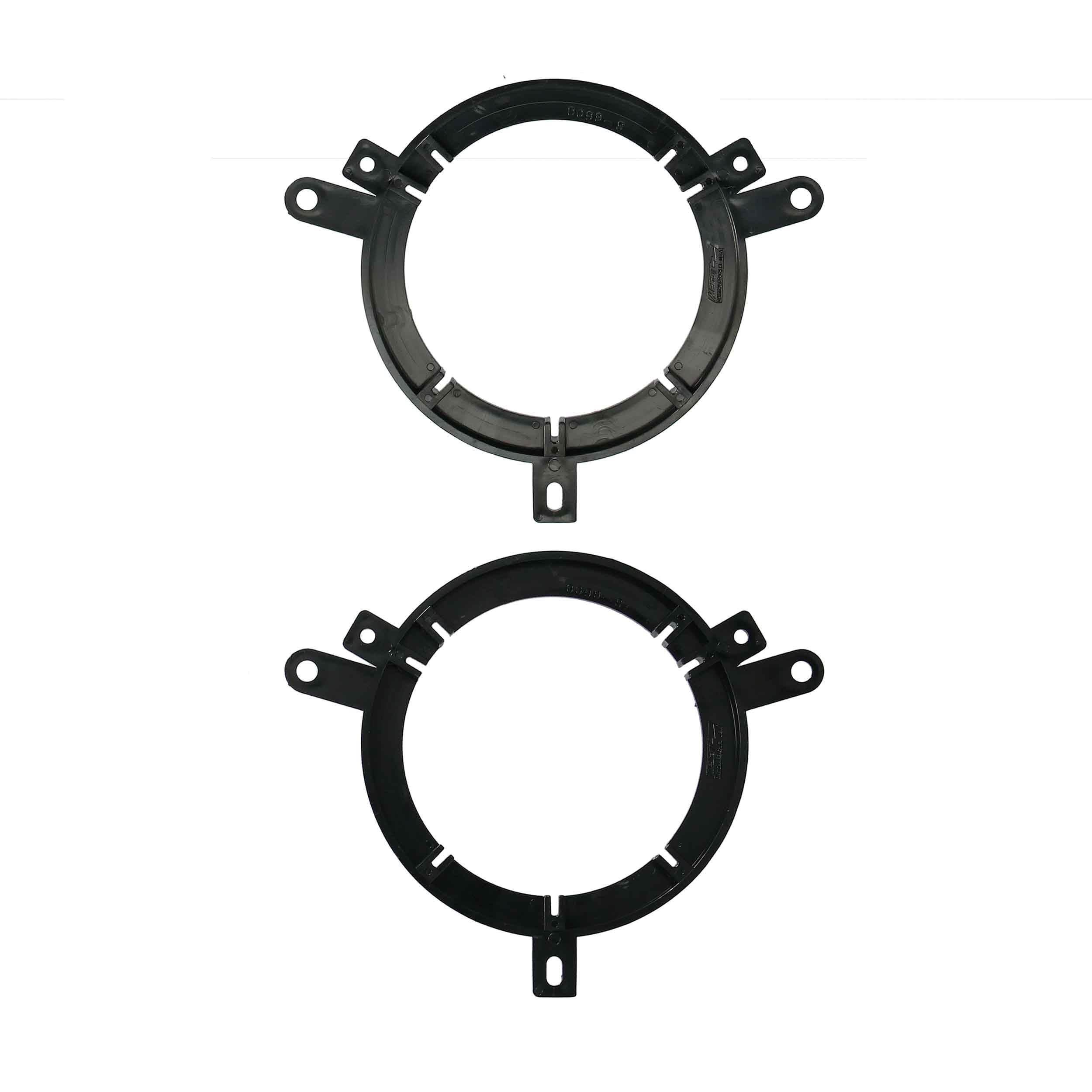 Metra Electronics - 95-Up Chrysler/Dodge/Jeep Spk Adapters 5.25 or 6.5in - Pair (82-6600) Metra Speaker Adaptors, Black