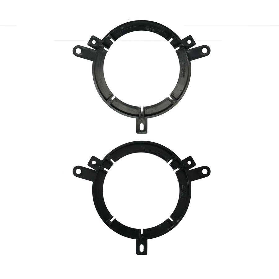 Metra Electronics - 95-Up Chrysler/Dodge/Jeep Spk Adapters 5.25 or 6.5in - Pair (82-6600) Metra Speaker Adaptors, Black