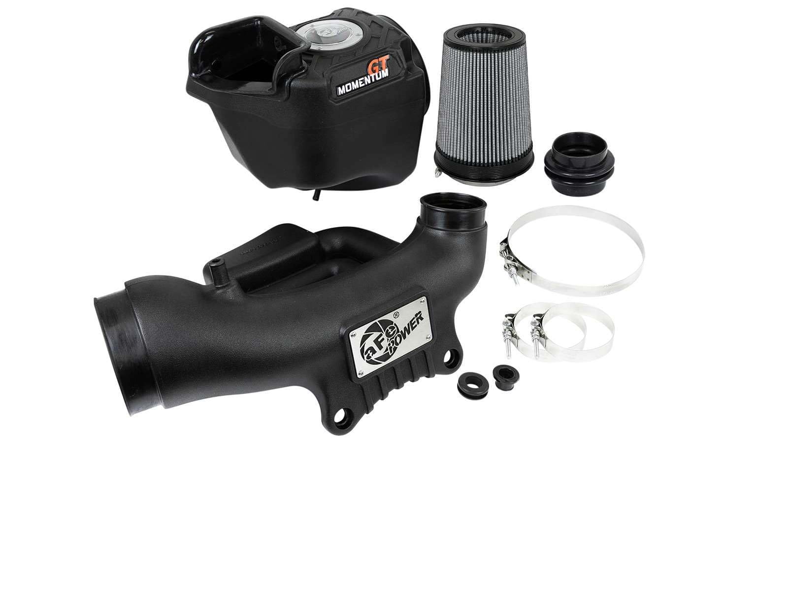 Momentum GT aFe POWER Cold Air Intake System w/Pro DRY S Filter, #51-76212, Black