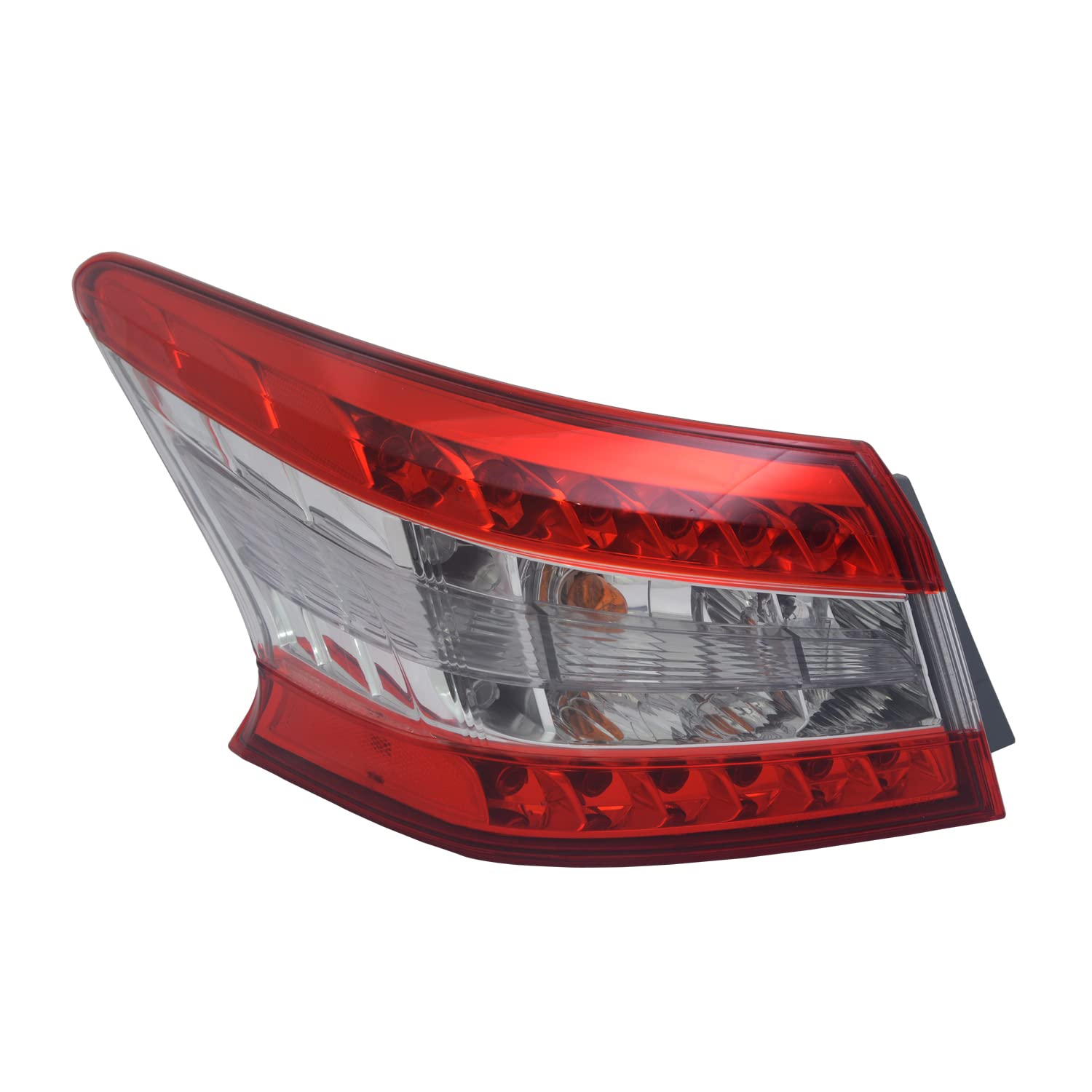 Left TYC Tail Light Assembly Compatible with 2013-2014 Nissan Sentra