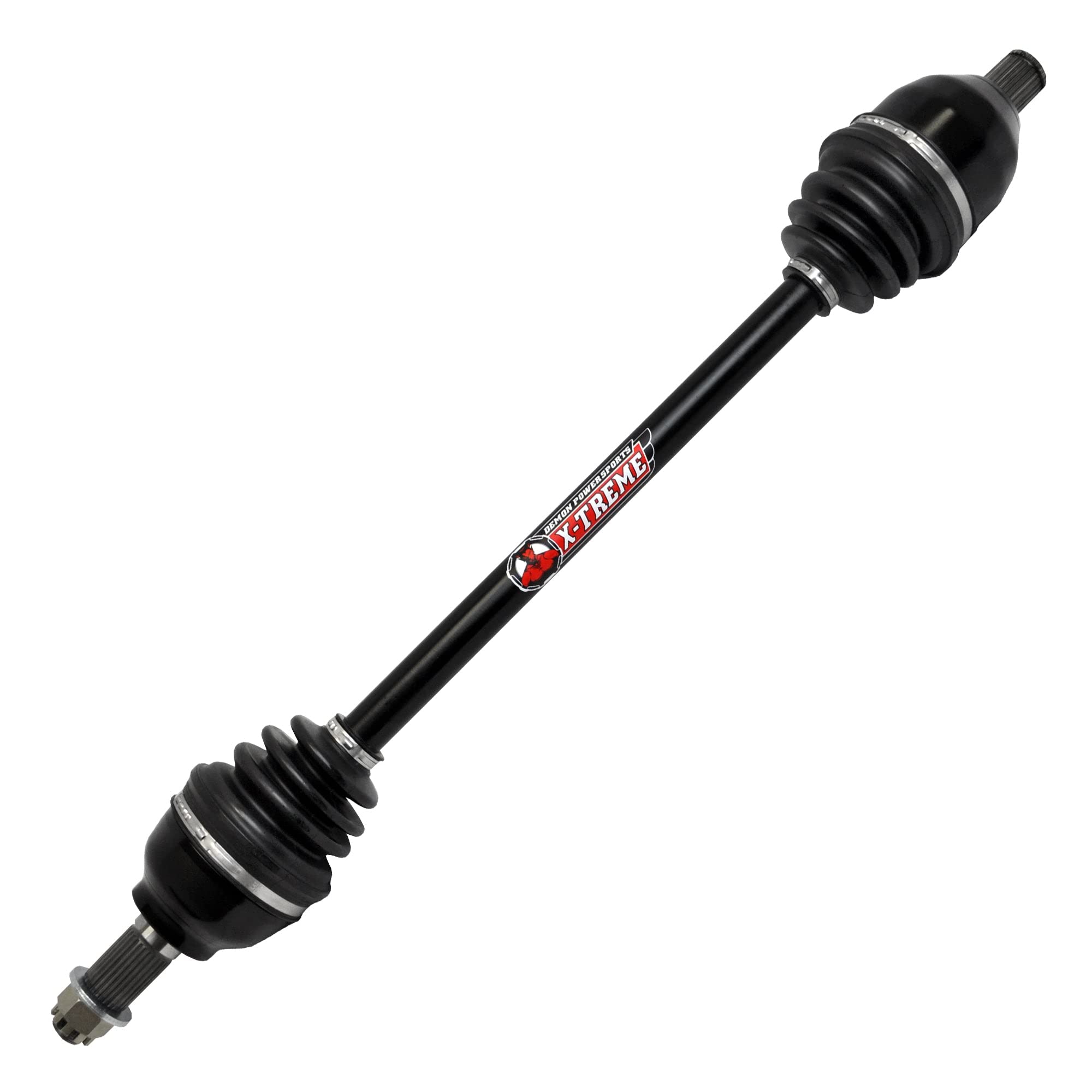 Demon Powersports Xtreme Heavy Duty Rear Left/Right Axle for Polaris RZR PRO XP, in 4340 Chromoly Steel Re-Engineered Cage Design, Larger Components & Dual Heat Treated (See Fitments in Description)