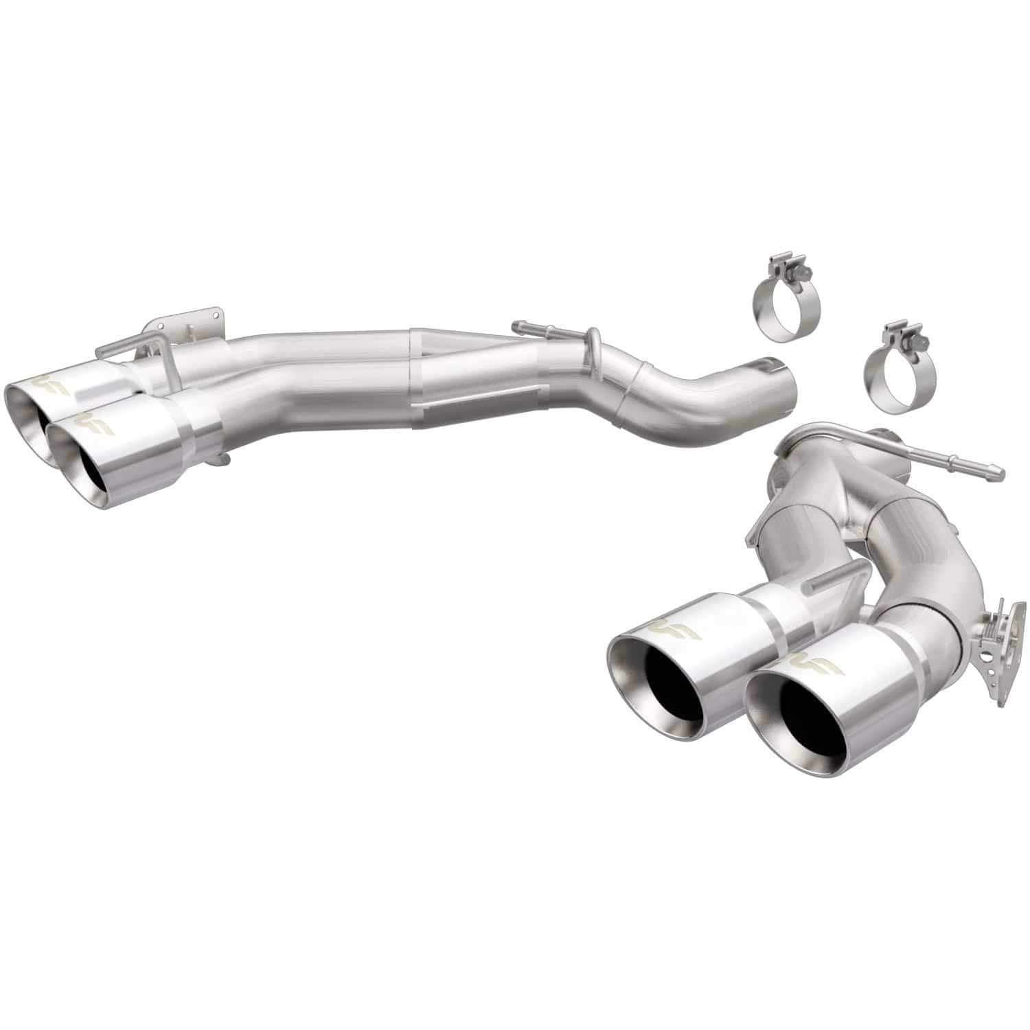 Performance Exhaust System MagnaFlow 19266: Axle-Back, Race Series, For 2016-2024 Chevrolet Camaro 6.2L, Quad Split Rear Exit Style
