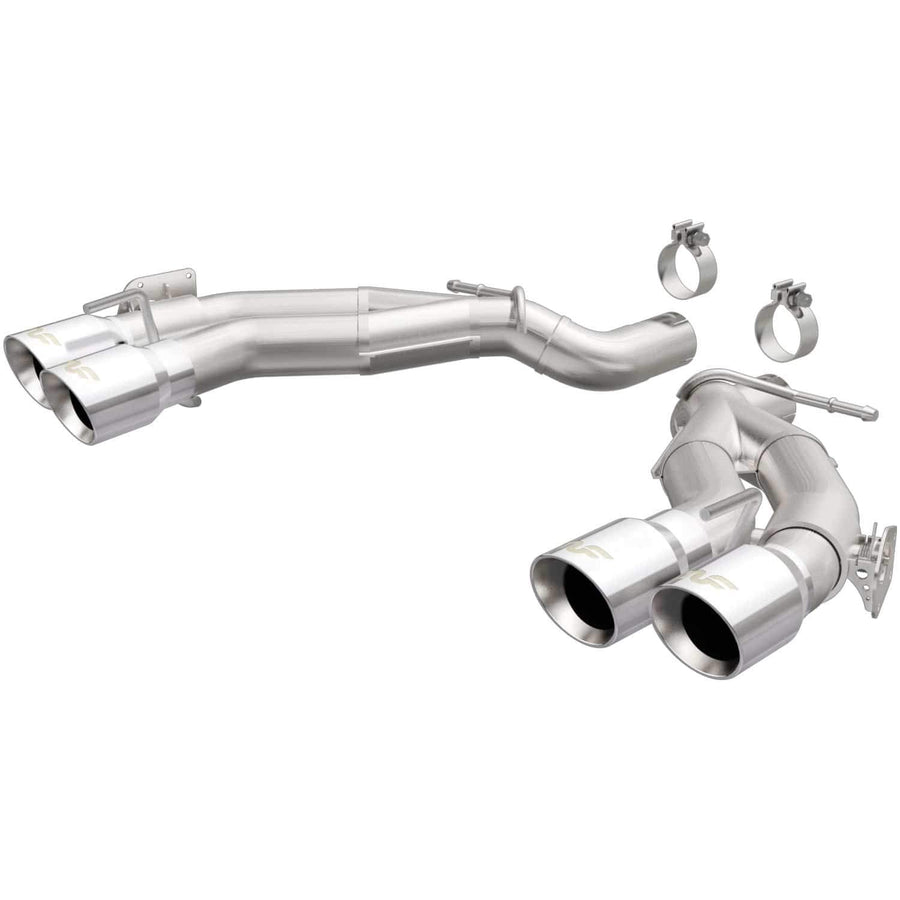 Performance Exhaust System MagnaFlow 19266: Axle-Back, Race Series, For 2016-2024 Chevrolet Camaro 6.2L, Quad Split Rear Exit Style
