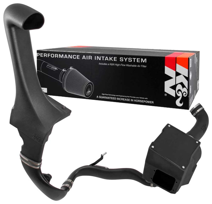 Cold Air Intake System K&N: High-Flow Air-Filter, Increase Performance & Horsepower: Compatible with 2012-2017 JEEP Wrangler; 2018-2018 JEEP Wrangler JK, 57-1573