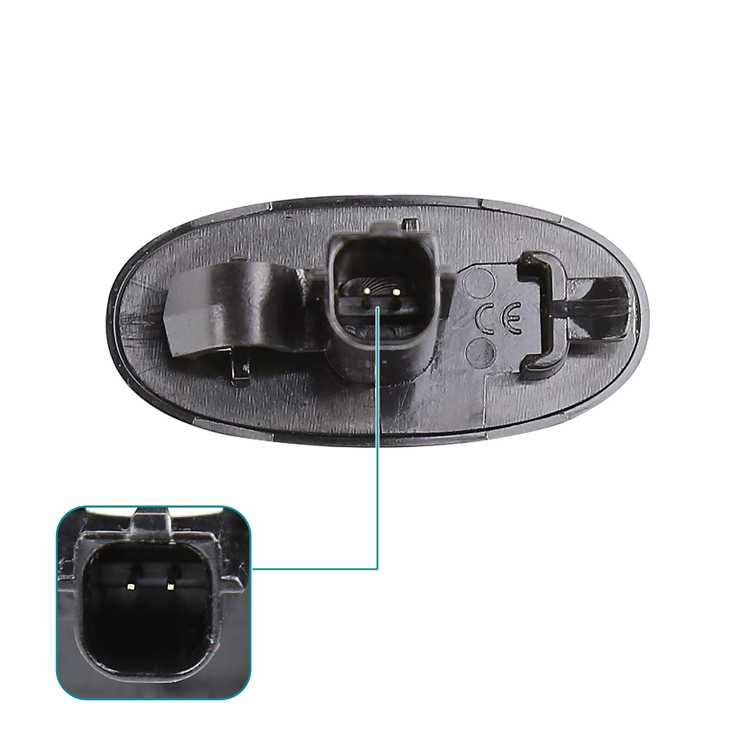 LSM-F25011GLED4P-VS SPEC-D TUNING Smoked Led Side Marker for 11-17 Ford F250