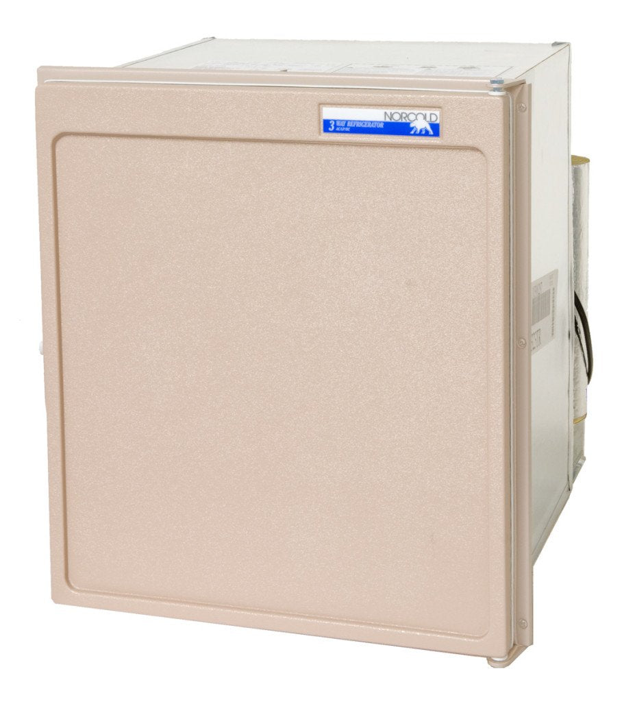 1.7 cu. ft. Norcold 323TL - 1 Door Refrigerator 3-Way AC/DC/LP - Left Hand Swing - Taupe Doors