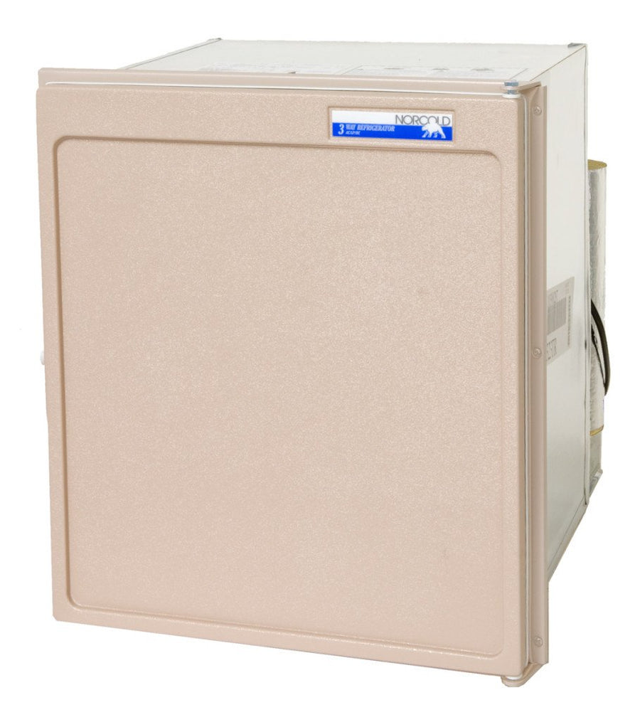 1.7 cu. ft. Norcold 323TL - 1 Door Refrigerator 3-Way AC/DC/LP - Left Hand Swing - Taupe Doors