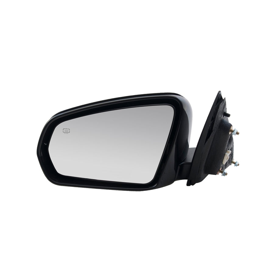 Driver Side Fit Mirror for Dodge Avenger, Textured Black w/PTM Cover, Foldaway, Heated Power