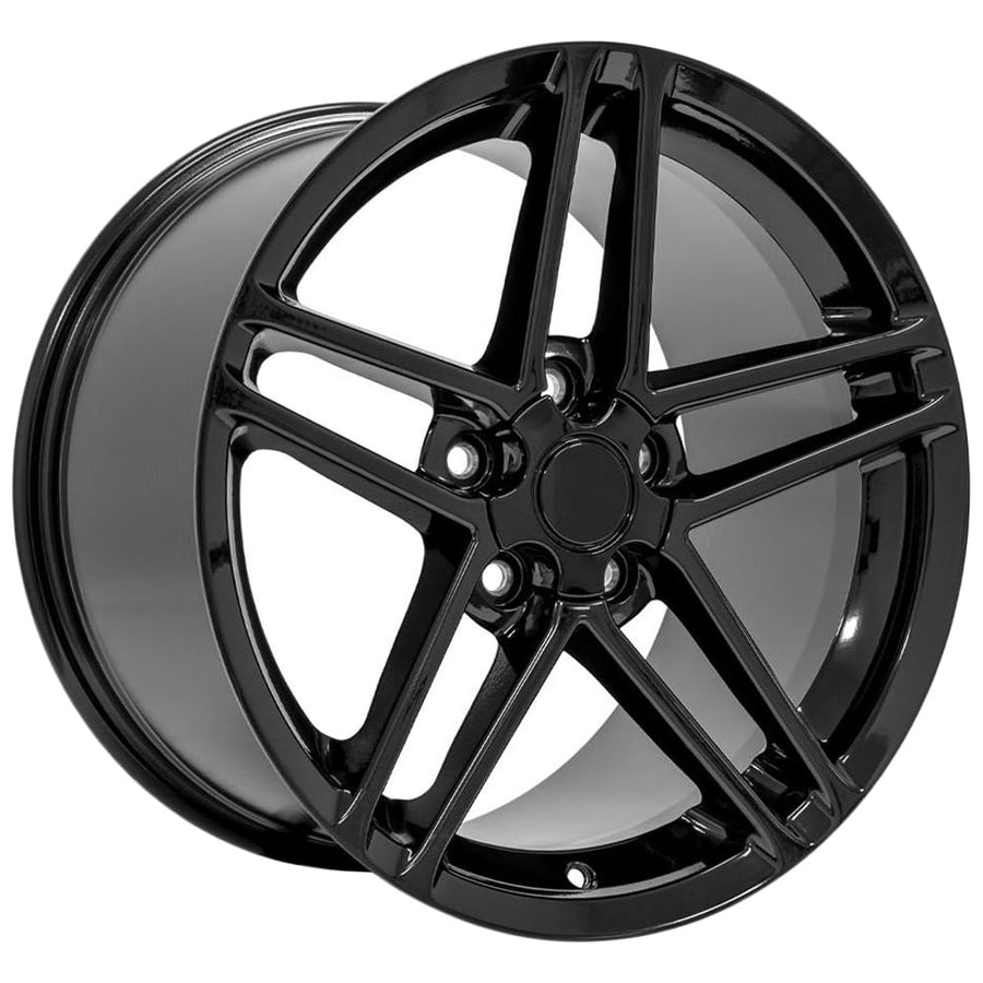 Black Wheel Painted Tires OE Wheels LLC CV07A-18105-5475-56B (18 x 10.5 inches /5 x 120 mm, 56 mm Offset)