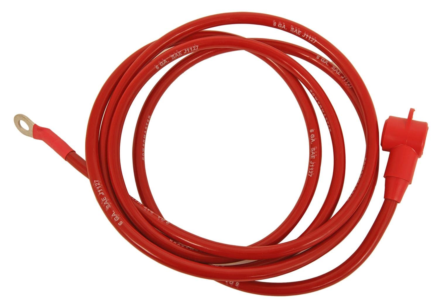 1-567 Powermaster Alt Charge Wire 6g 7 ft w/2-5/16 Eyelets