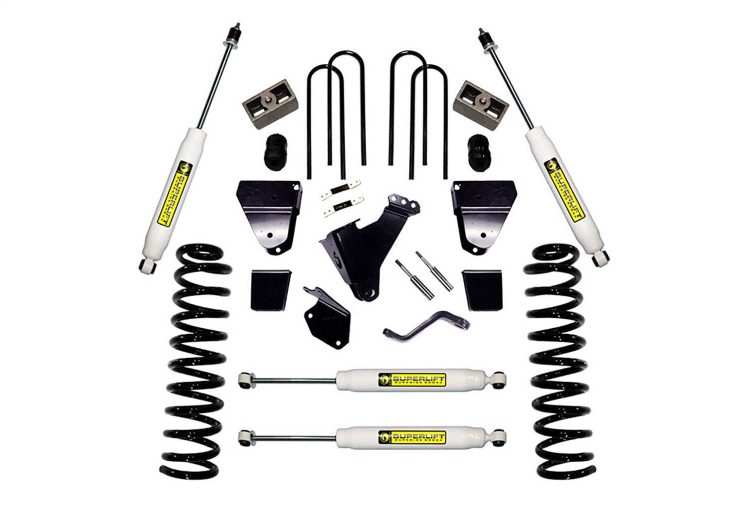 SUPERLIFT SUSPENSION RealTruck 6" Lift Kit for Ford F-250/F-350 | Complete Lift Kit with Front & Rear Shadow Series Shocks | K806 | Fits 2005-2007 Ford F-250 / F-350 4WD Diesel