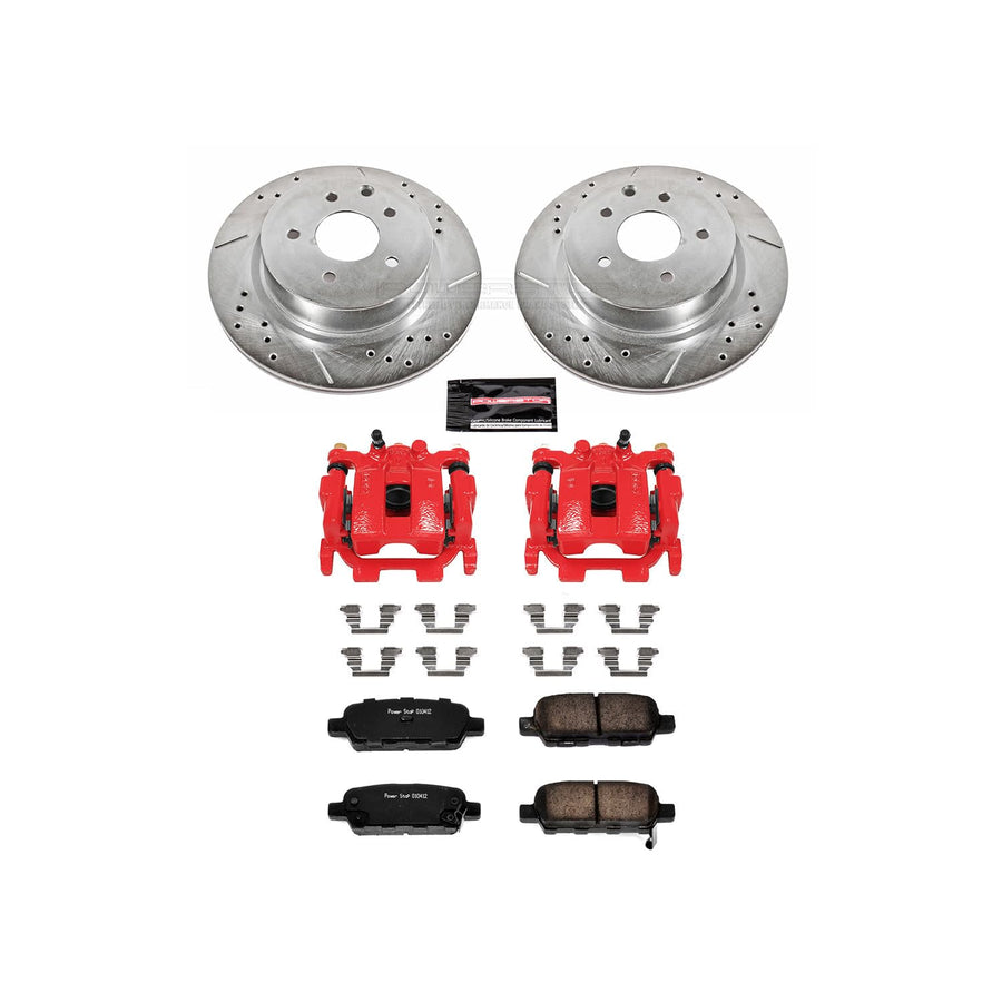 Z23 Evolution Sport Power Stop KC179C Brake Kit with Caliper For Nissan Maxima 2009-2014 [Vehicle Specific]