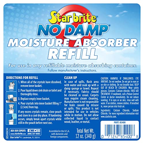 Refill STAR BRITE No Damp Dehumidifier 12 OZ. (085400)