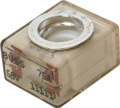 75A Blue Sea Systems Fuse Terminal, Brown, Silver