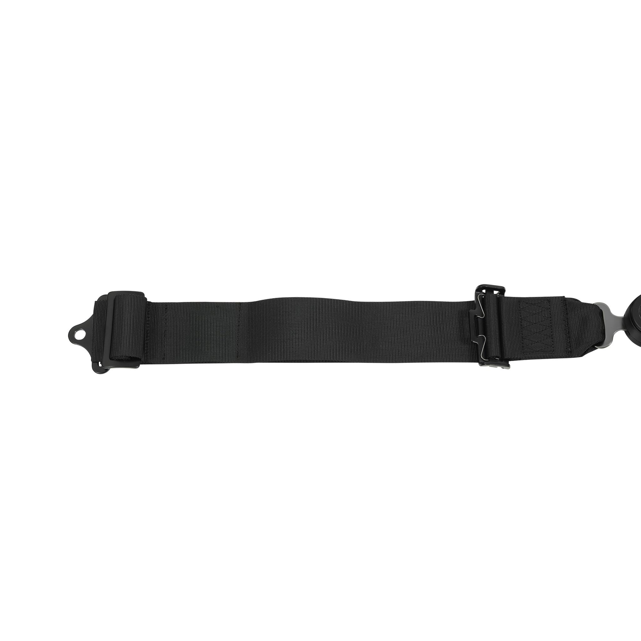 5 Point Harness RaceQuip 741001RQP Sportsman Camlock SFI 16.1 Pull Down Adjust Bolt-On/Wrap Around Black