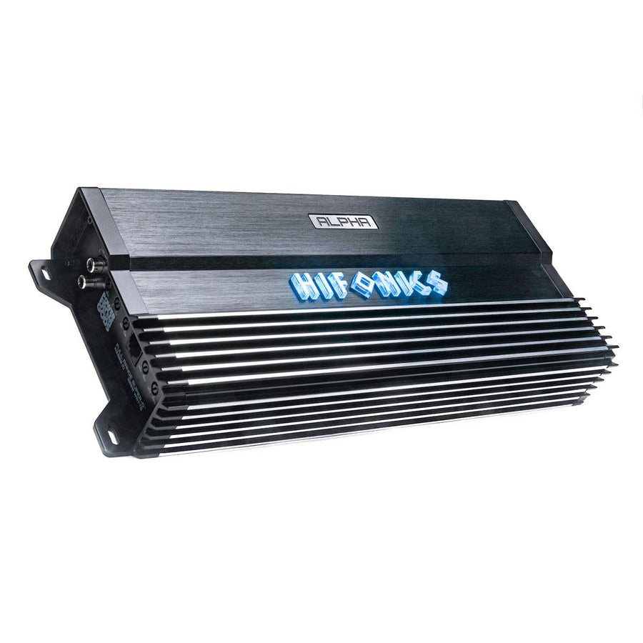 Hifonics Alpha A2000.1D Compact 2000 Watt 1 Ohm Stable Monoblack Car Audio Amplifier