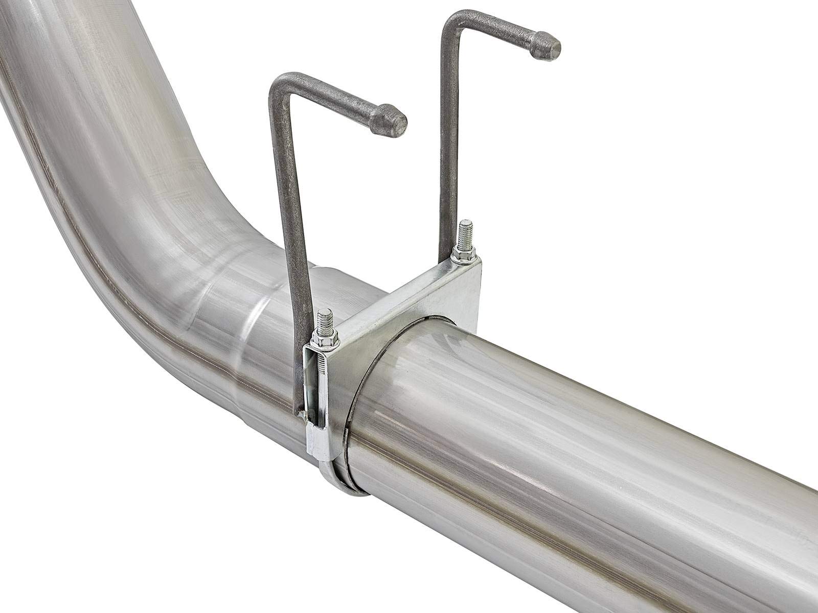 ATLAS aFe Power 49-03090-P 5" DPF-Back Aluminized Steel Exhaust System with Polished Tip, 1 Pack