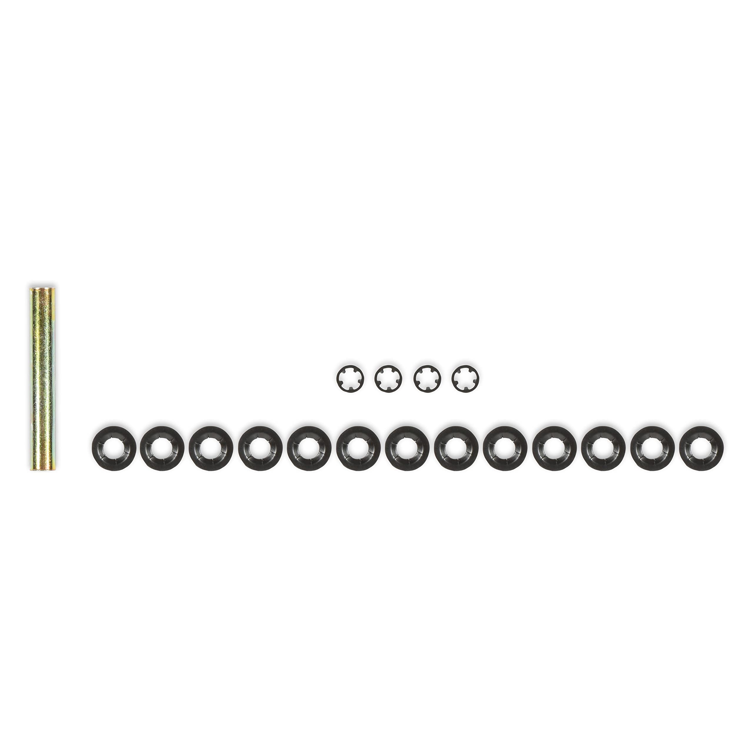 Holley 04-454 Classic Trucks GMT400 Front Bumper Impact Strip - Black/Chrome