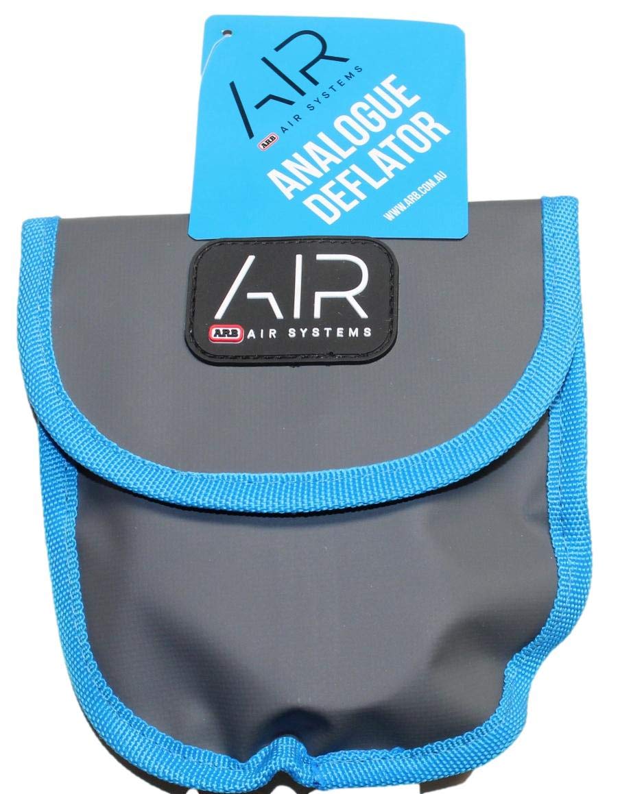 ARB E-Z Deflator Kit ARB600 10-60 PSI 0-4 BAR Tire Pressure Gauge Rapid Air Down for Offroad Include Recovery Gear Pouch