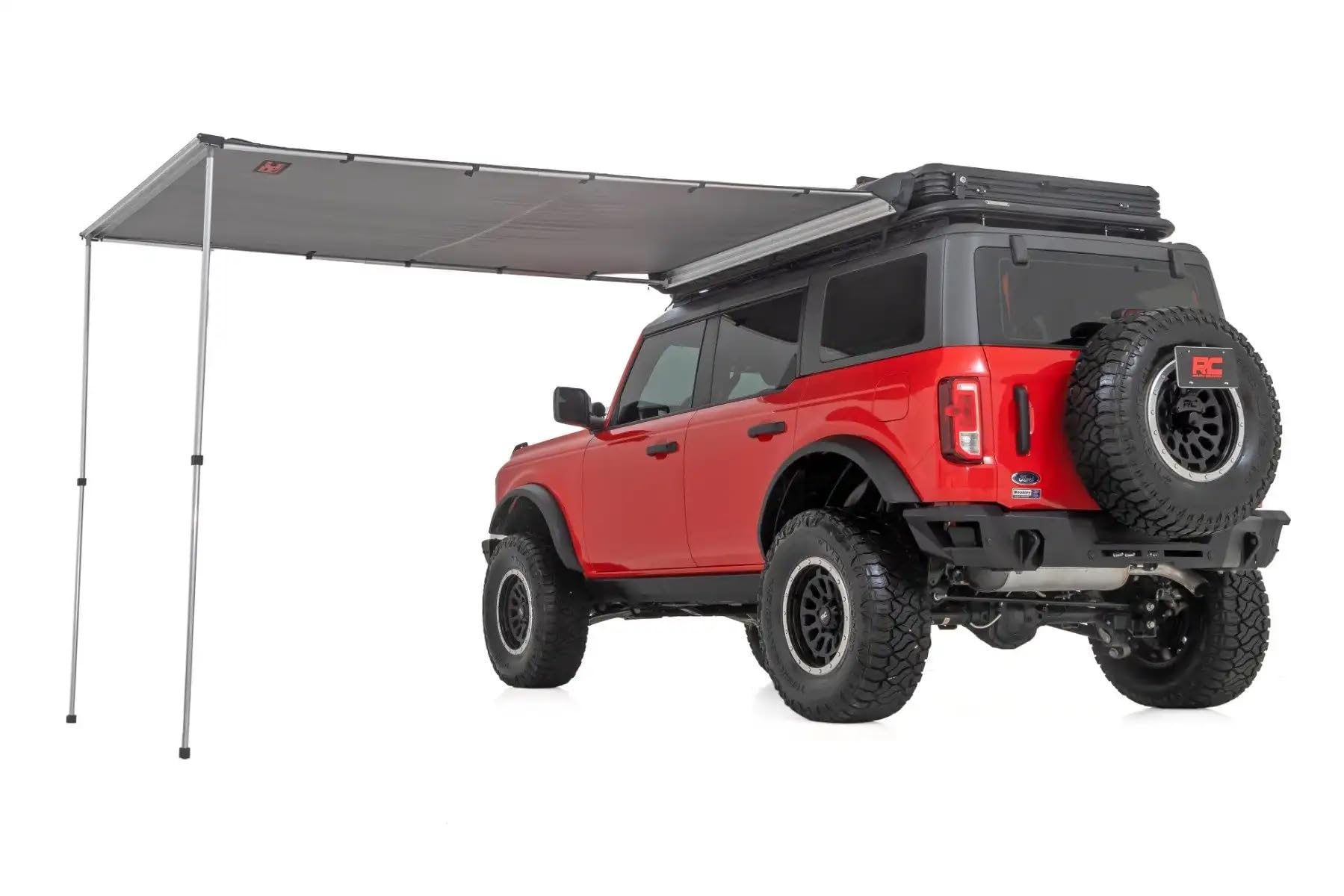 Rough Country 6'6" x 9'8" Retractable Roof Rack Awning - Universal Fit (Fits Trucks & SUVs)